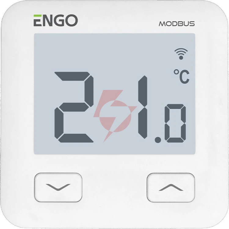 Engo controls e10-mbusw - internetowy, podtynkowy  regulator temperatury, modbus, wi-fi, 230v,