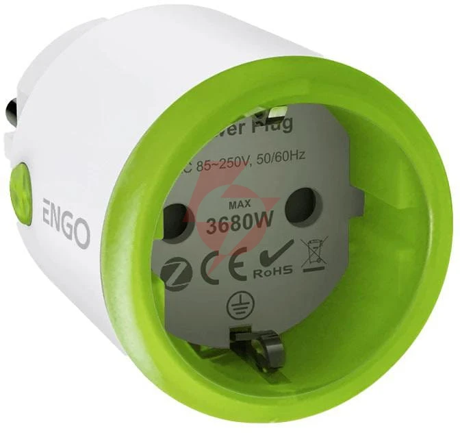 Engo controls eplug-zb - inteligentne gniazdko, smart plug zigbee, 16a