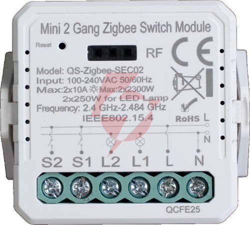 Engo controls el2 - sterownik do oświetlenia, podwójny, 230v