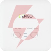 Engo controls e7-rfw - programowany, bezprzewodowy regulator temperatury, biały
