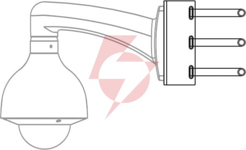 Uchwyt adapter słupowy mt-p150v2