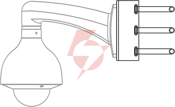 Uchwyt adapter słupowy mt-p150v2