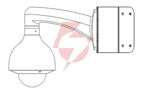Uchwyt adapter narożny mt-p151