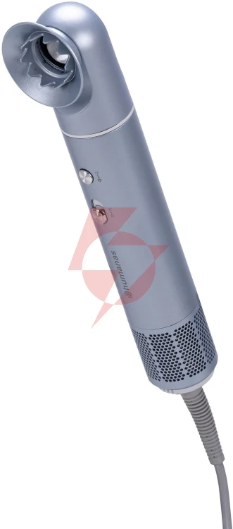 Suszarka do włosów z funkcją jonizowania humanas airtouch hd-at05 - srebrna