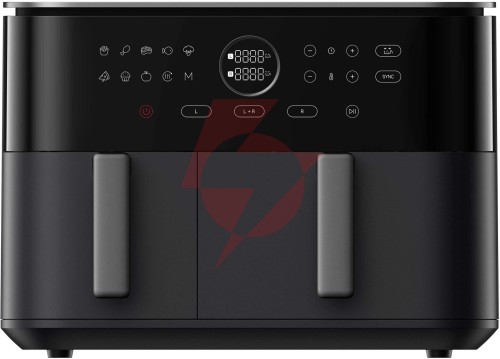 Frytkownica beztłuszczowa xiaomi dual zone air fryer 10l czarny