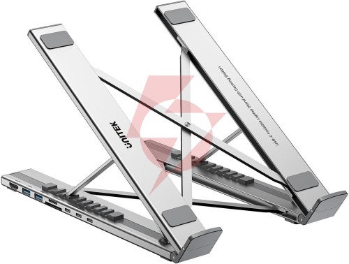Unitek podstawka regulowana pod laptop z hubem/hdmi/pd/sd