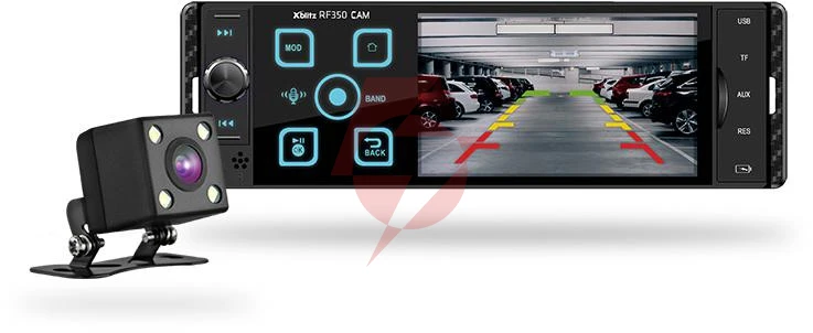 Radio samochodowe xblitz rf350 z kamerą cofania