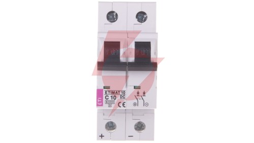 Wyłącznik nadprądowy 2P C 10A 6kA DC ETIMAT10 002138714