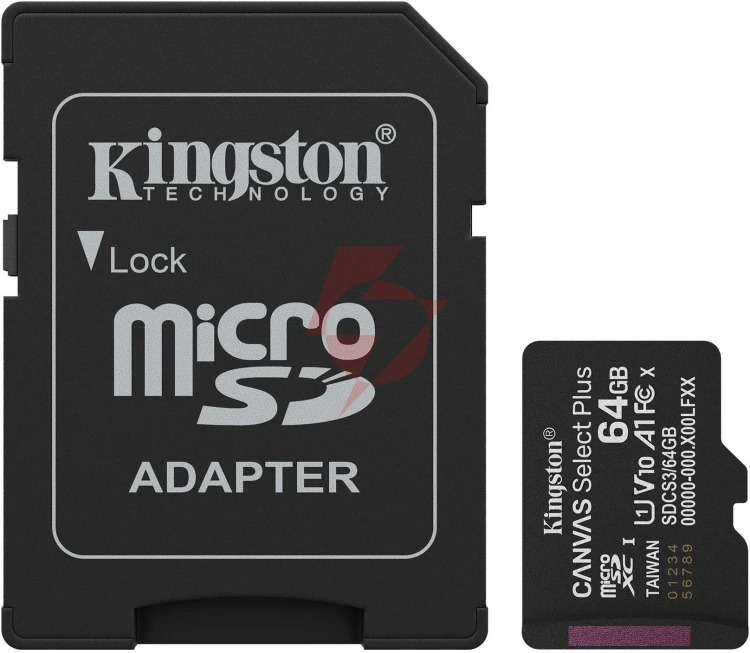 Karta pamięci microsd 64gb kingston canvas select plus microsdxc c10 uhs-1 64gb
