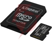 Karta pamięci microsd 128gb kingston canvas select plus microsdxc c10 uhs-1 128gb