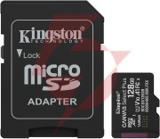 Karta pamięci microsd 128gb kingston canvas select plus microsdxc c10 uhs-1 128gb