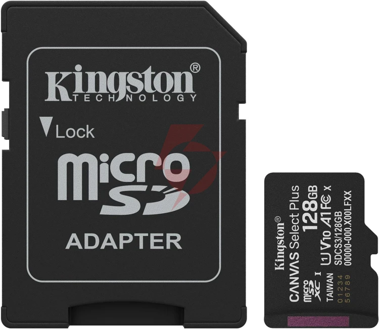 Karta pamięci microsd 128gb kingston canvas select plus microsdxc c10 uhs-1 128gb