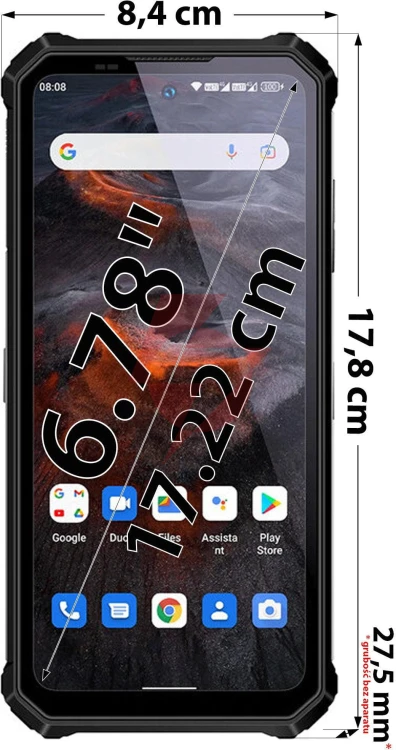 Smartfon oukitel wp19 21000mah 8/256 czarny