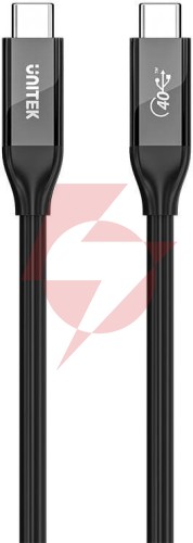Unitek przewód usb-c 4.0 pd 100w 40 gbps 8k 2 m