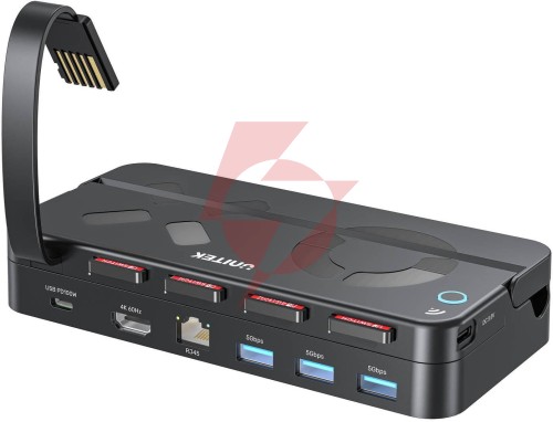 Unitek stacja dokująca do nintendo switch, pd 100w, hdmi 4k, rj-45, czytnik kart
