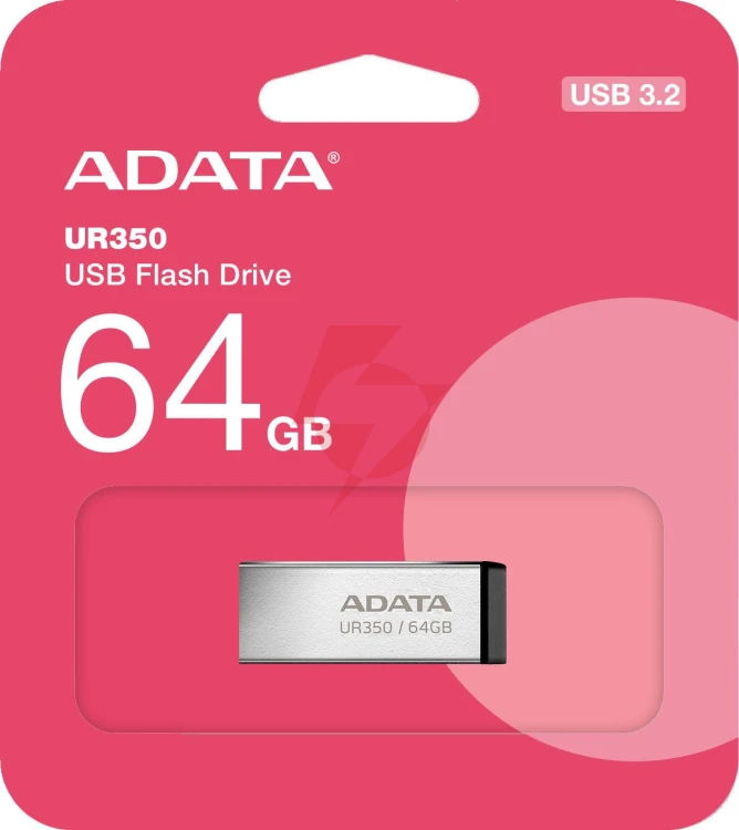 Adata pendrive ur350 64gb usb3.2 gen1 metal czarny