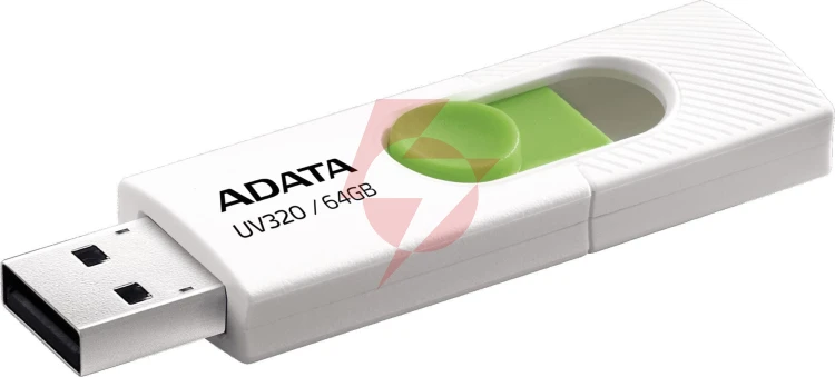 Adata pendrive uv320 64gb usb 3.2 gen1 biały