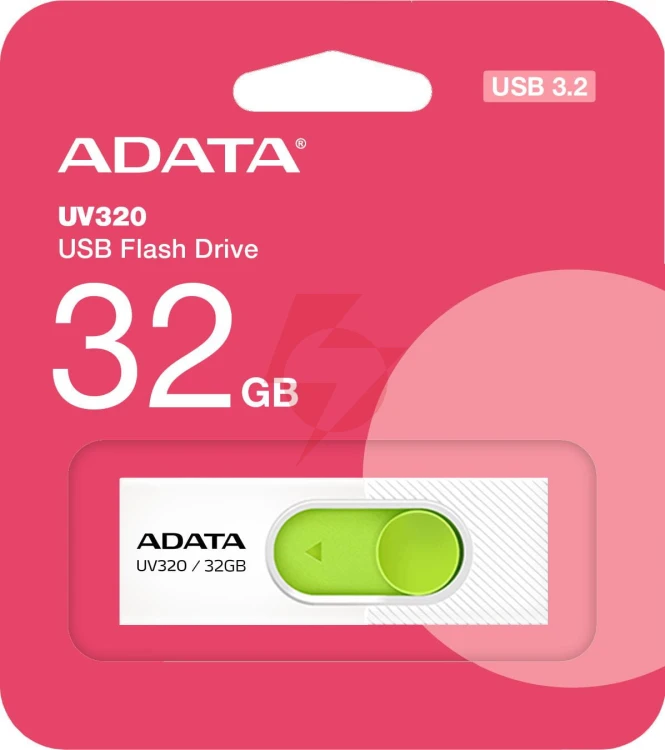 Adata pendrive uv320 32gb usb 3.2 gen1 biały