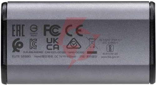 Adata dysk zewnętrzny ssd se880 2tb usb3.2a/c gen2x2 szary