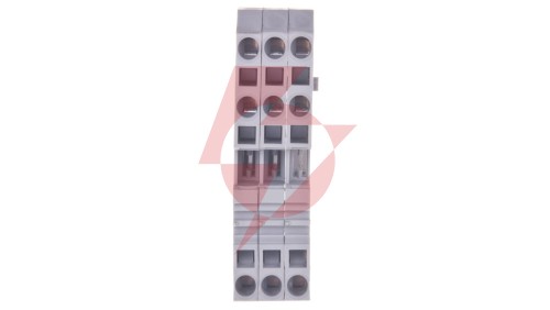 Złączka szynowa 3-przewodowa 4mm2 szara 281-681