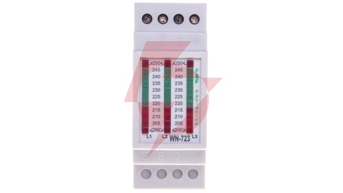 Lampka modułowa 3-fazowa biały 230-400V AC WN-723