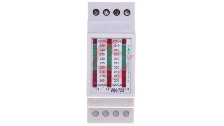 Lampka modułowa 3-fazowa biały 230-400V AC WN-723