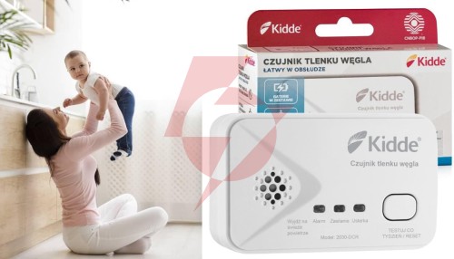 Zestaw kidde czujnik czadu 2030-dcr + czujnik dymu 2030-dsr