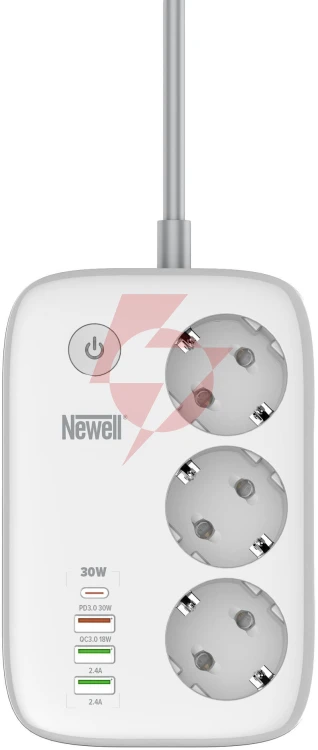 Listwa zasilająca newell power office wifi pd 30w