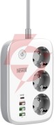 Listwa zasilająca newell power office wifi pd 30w