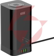 Stacja zasilająca newell gan power cube 8w1 z ładowarką indukcyjną
