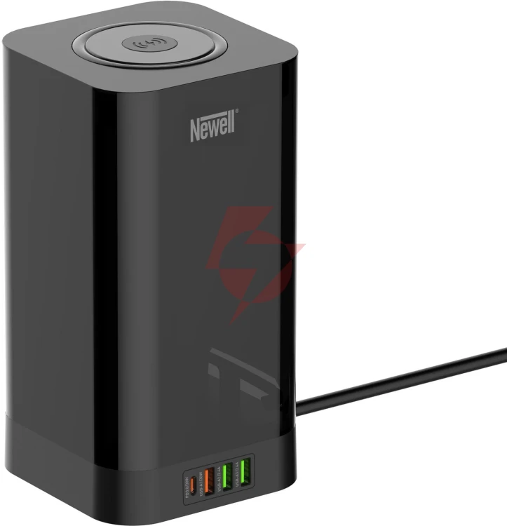 Stacja zasilająca newell gan power cube 8w1 z ładowarką indukcyjną