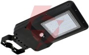 Solarna oprawa uliczna led solger 25w 3000lm 4000k ip65 czarny cz. pir