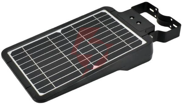 Solarna oprawa uliczna led solger 25w 3000lm 4000k ip65 czarny cz. pir