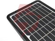 Solarna oprawa uliczna led solger 25w 3000lm 4000k ip65 czarny cz. pir
