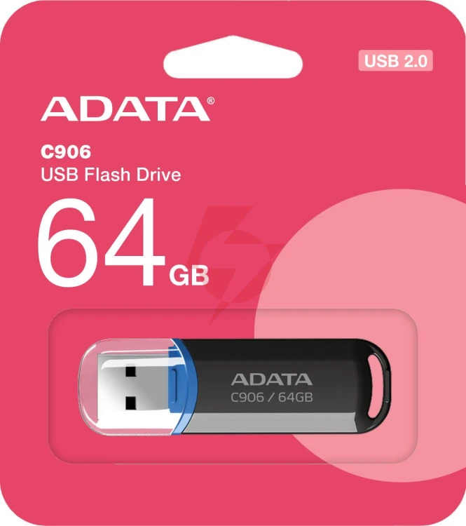 Adata pendrive c906 64gb usb2.0 czarne