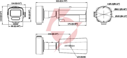 Kamera ip hikvision ids-2cd2t47g2-xs/pp 2.8mm pl(pol)