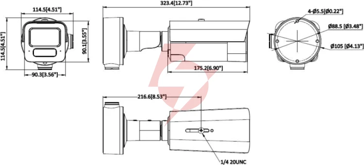 Kamera ip hikvision ids-2cd2t47g2-xs/pp 2.8mm pl(pol)