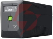 Ups zasilacz awaryjny greencell powerproof 650va 360w lcd