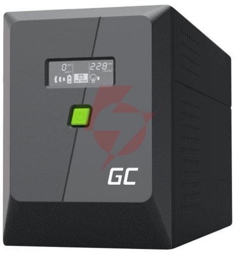 Ups zasilacz awaryjny greencell powerproof 1500va 900w lcd