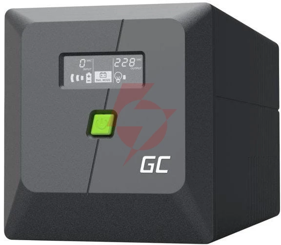 Ups zasilacz awaryjny greencell powerproof 1000va 600w lcd