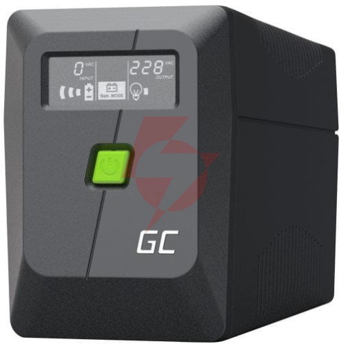 Ups zasilacz awaryjny greencell powerproof 850va 480w lcd