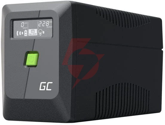 Ups zasilacz awaryjny greencell powerproof 850va 480w lcd