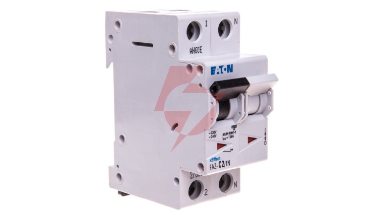Wyłącznik nadprądowy 1+N C 2A 15kA AC FAZ C2/1N 278662