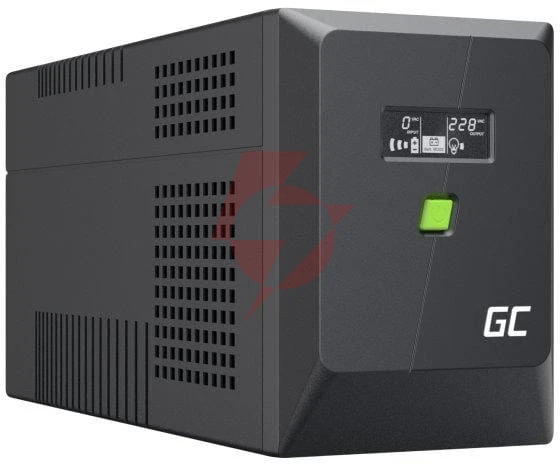 Ups zasilacz awaryjny greencell powerproof 2000va 1400w lcd czysta sinusoida
