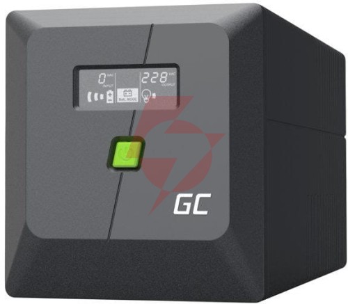 Ups zasilacz awaryjny greencell powerproof 1000va 700w lcd czysta sinusoida