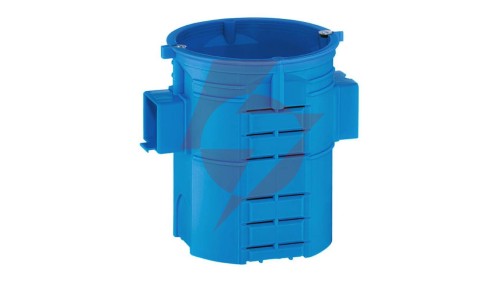 Puszka podtynkowa supergłęboka (80mm) ze śrubami niebieska S60Gw 34009203 /35szt./