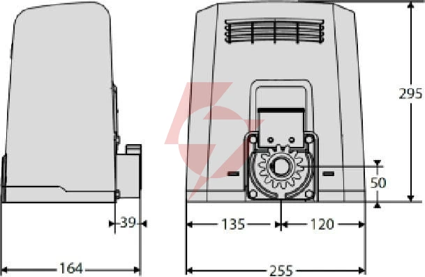 Zestaw bft deimos ultra bt b600 int kit do 600kg bram przesuwnych