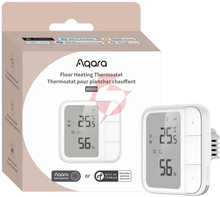 Aqara floor heating thermostat w500 termostat do ogrzewania podłogowego  ut-a01d