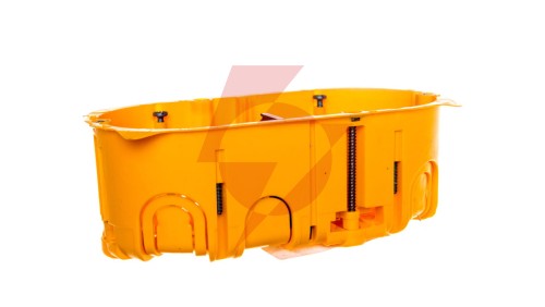 Puszka 60mm p/t regips 60mm 142x 50mm żółty Batibox 080052