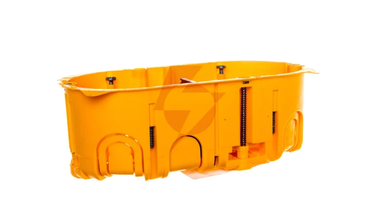 Puszka 60mm p/t regips 60mm 142x 50mm żółty Batibox 080052